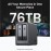 UGREEN NAS DXP2800 (Intel N100,2Bay,8GB RAM,Max Storage 76TB,Device Warranty 2Yrs)