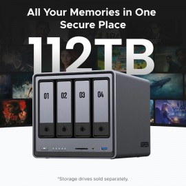UGREEN NASync DXP4800 Plus (Intel N100,4Bay,8GB RAM,Max Storage 136TB,Device Warranty 2yrs)