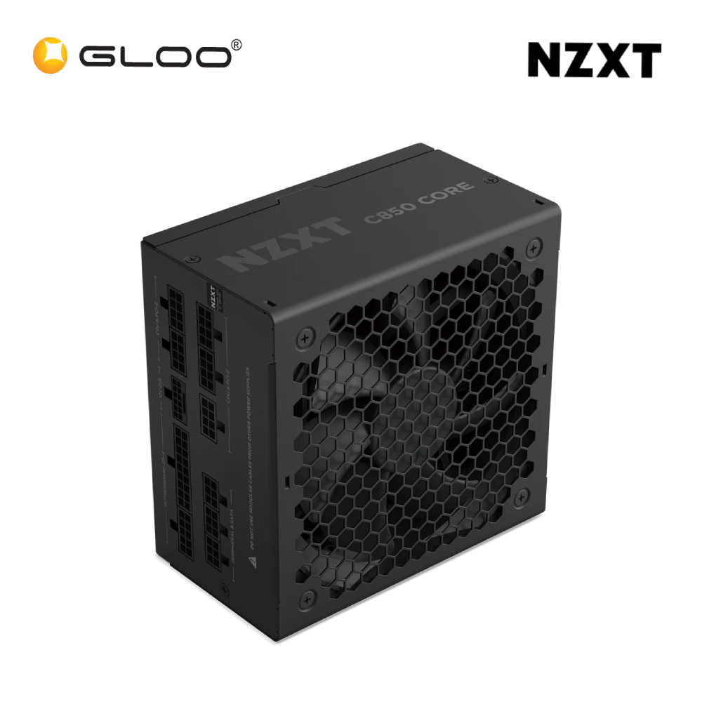NZXT C850 Core 850W ATX 3.1 Full Modular Gold Power Supply - Black (PA-8G3BB-UK)