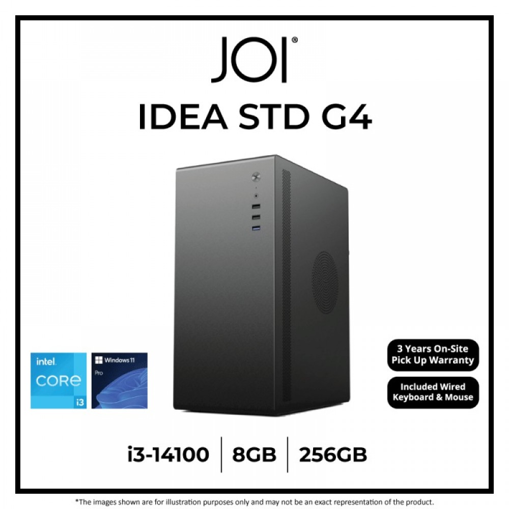 JOI PC 3100 (i3-14100/8GB RAM/256GB SSD/W11P)