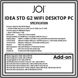 JOI IDEA STD WIFI G2 DESKTOP PC ( CORE I3-12100, 8GB, 512GB, Intel, W11P )