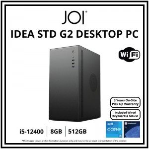 JOI IDEA STD WIFI G2 DESKTOP PC ( CORE I5-12400, 8GB, 512GB, Intel, W11P )