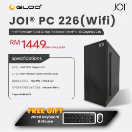 JOI PC 226 (G7400/8GB RAM/256GB SSD/W11P/WIFI)