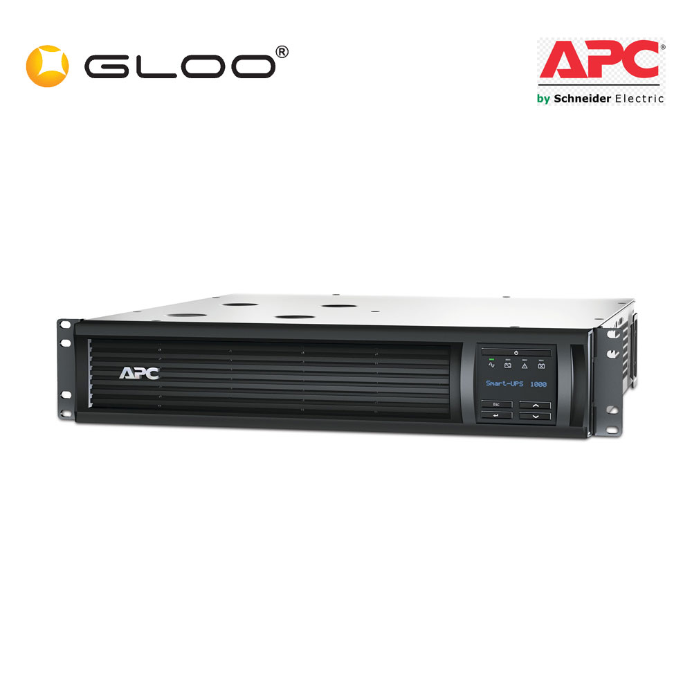 APC Smart-UPS 1000VA LCD RM 2U 230V with SmartConnect SMT1000RMI2UC - Black