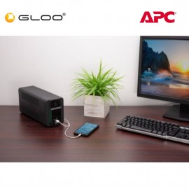 【Preorder ETA 8-12 Weeks】APC Easy UPS BVX 700VA, 230V, AVR, USB Charging, Universal Sockets BVX700LUI-MS - Black