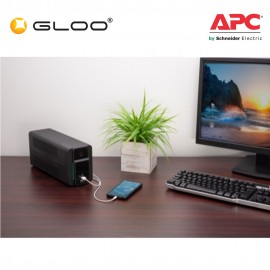 【Preorder ETA 8-12 Weeks】APC Easy UPS BVX 700VA, 230V, AVR, USB Charging, Universal Sockets BVX700LUI-MS - Black