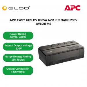 APC EASY UPS BV 800VA AVR IEC Outlet 230V BV800I-MSX