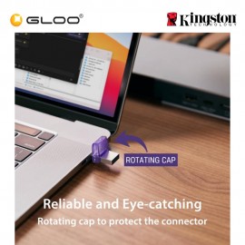 Kingston Data Traveler microDuo Dual 64GB OTG USB Type-C Flash Drive (DTDUO3CG3/64GB)