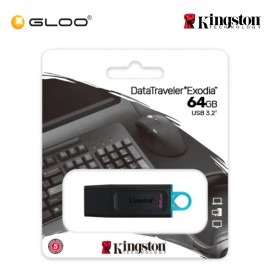 Kingston DataTraveler Exodia USB Flash Drive 64GB (DTX/64GB)