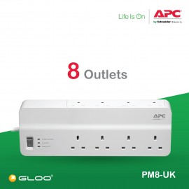 APC Essential SurgeArrest 8 outlets 230V UK PM8-UK - White