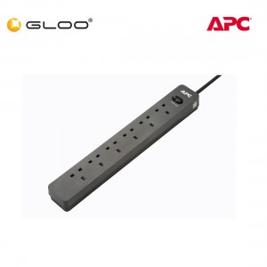 APC SurgeArrest Essential Surge Protector, 6x Outlets - 2M (PME6B-UK)