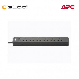 APC SurgeArrest Essential Surge Protector, 6x Outlets - 2M (PME6B-UK)