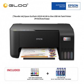 [*Bundle ink] Epson EcoTank L3210 A4 All-in-One USB Ink Tank Printer