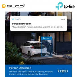 TP-Link Tapo C510W Outdoor Pan/Tilt Security Wi-Fi Camera – White