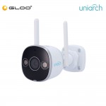Uniarch B2D 3MP Outdoor Bullet WiFi CCTV Camera Night Vision IR 20m Two-Way Audio