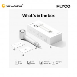 FLYCO High-Speed Hair Dryer FH6370UK - White