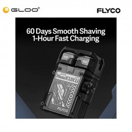 FLYCO Portable Electric Shaver (Rotary) F001UK - Black 