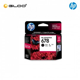 HP 678 Black Original Ink Advantage Cartridge CZ107AA