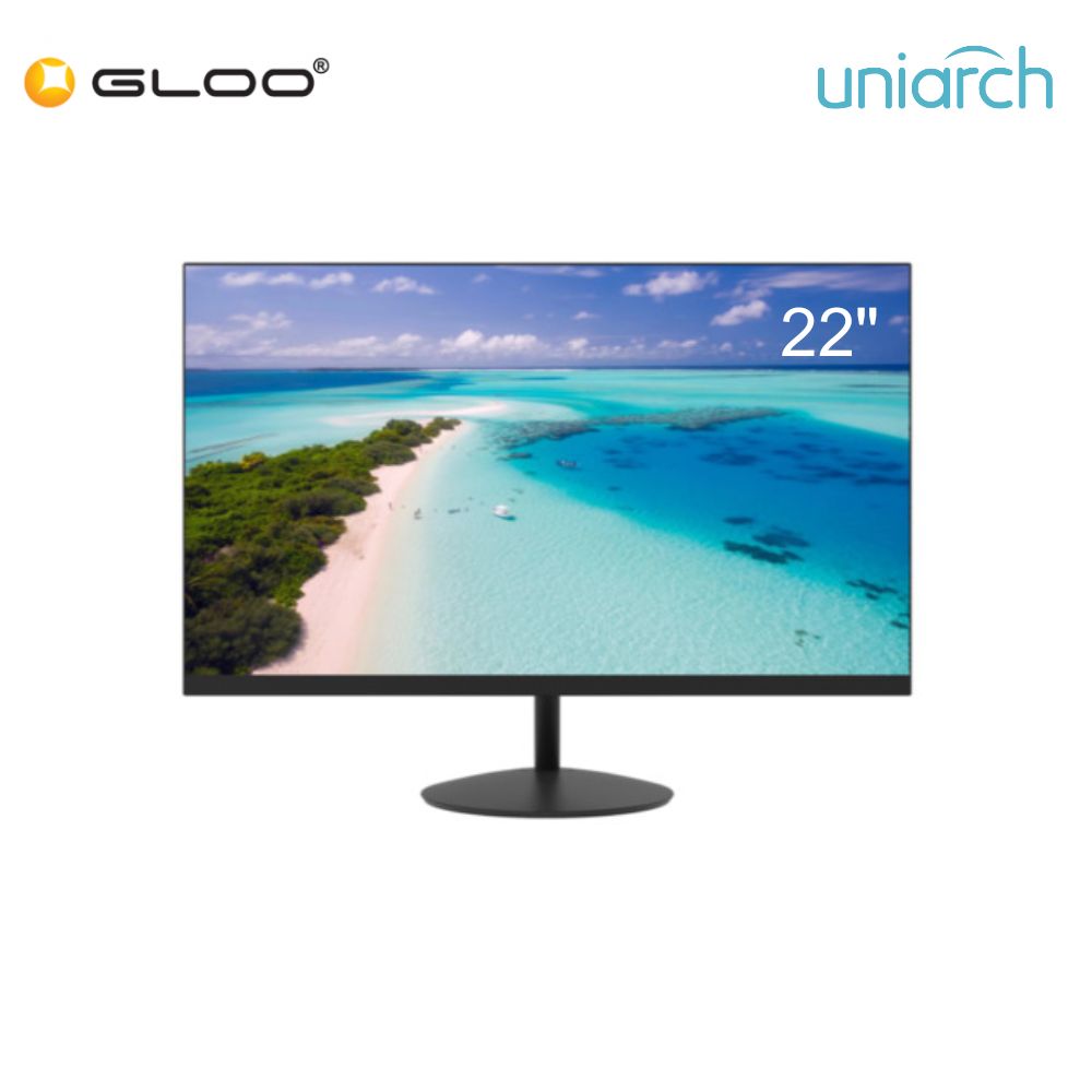 Uniarch MW-LC22-S 22" FHD VA Monitor 100Hz 5ms HDMI VGA Built-in Speaker 