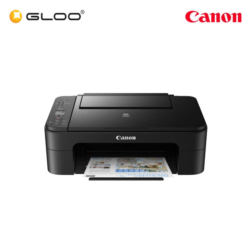 Canon E3370 Wireless All-In-One Printer - Black