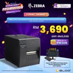 ZEBRA ZT111 4-inch Industrial Thermal Transfer Printer 203 dpi with UK/AU/JP/EU Cords, USB, Ethernet and BTLE (ZT11142-T0P000FZ)