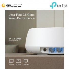 TP-Link Deco BE25 (3-Pack) BE5000 Whole Home Mesh Wi-Fi 7 System (3-Pack) - Deco BE25(3-Pack)