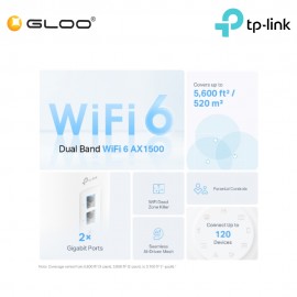 TP-Link Deco X10 (3-Pack) AX1500 Whole Home Mesh Wi-Fi 6 System
