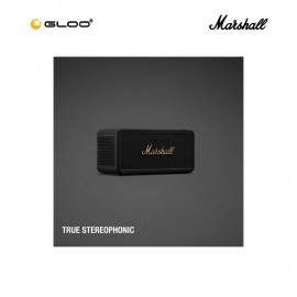 Marshall Middleton II Black and Brass Portable Speaker (1007428)