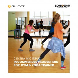 SonicGear Hyperbox 1300 Pro Trolley Portable Speaker With 2 Microphone 8886411938482