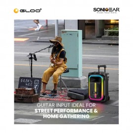 SonicGear Hyperbox 1300 Pro Trolley Portable Speaker With 2 Microphone 8886411938482
