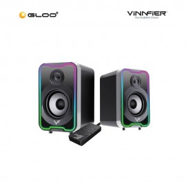 Vinnfier Studio 3 2.0 Desktop Speaker With RGB Light