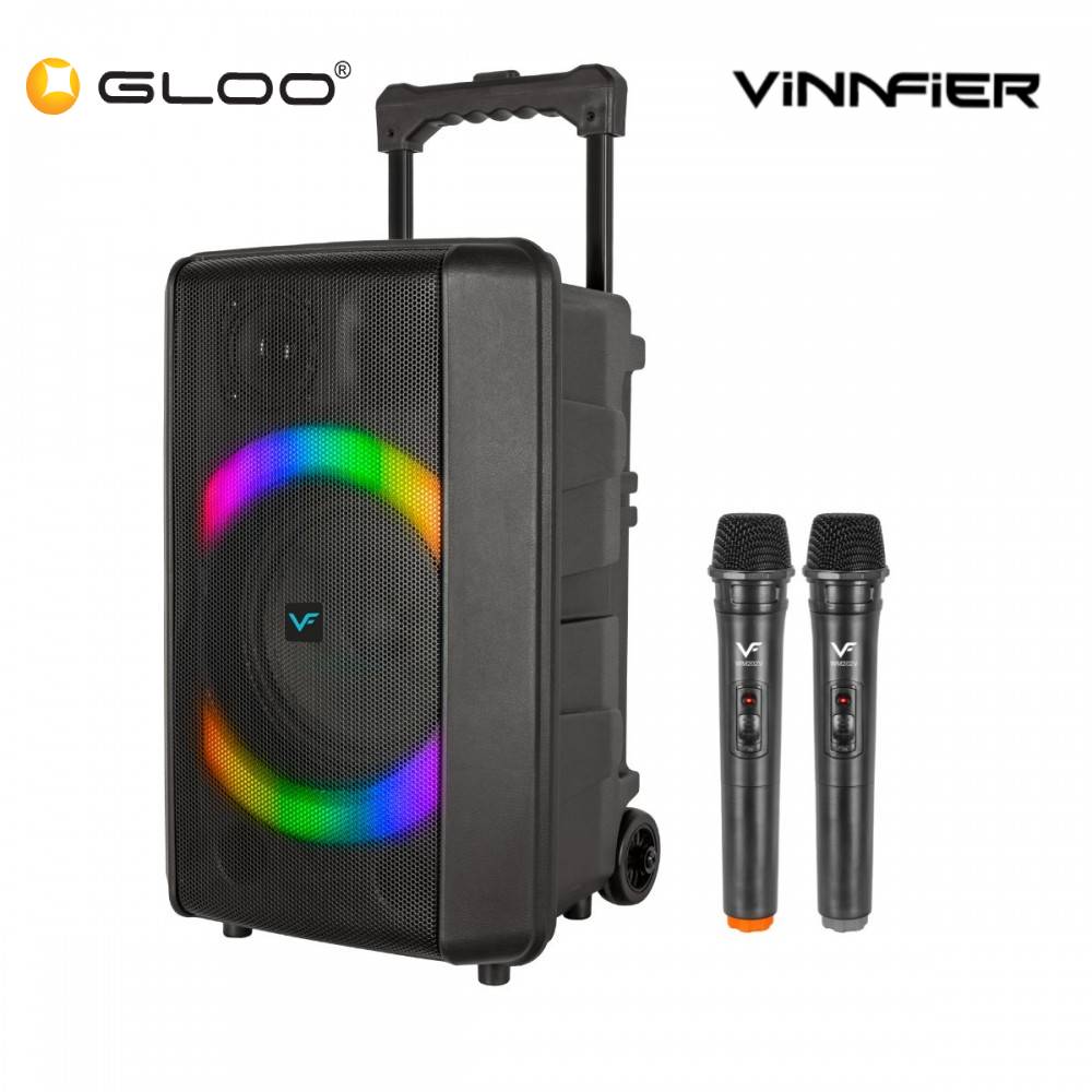Vinnfier Tango 600 WMV Portable Trolley Wireless Speaker with Dual Mic 9555 63720 5058