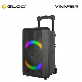 Vinnfier Tango 600 WMV Portable Trolley Wireless Speaker with Dual Mic 9555 63720 5058