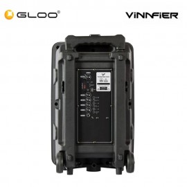 Vinnfier Tango 600 WMV Portable Trolley Wireless Speaker with Dual Mic 9555 63720 5058