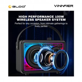 Vinnfier Tango XT7000 WMU Portable Bluetooth Karaoka Speaker With Microphone