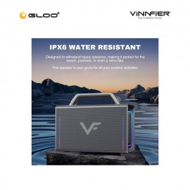 Vinnfier Tango XT9000 WMU Portable Karaoke Bluetooth Speaker With Mic