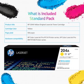 HP 204A Laserjet Toner Catridge Yellow CF512A