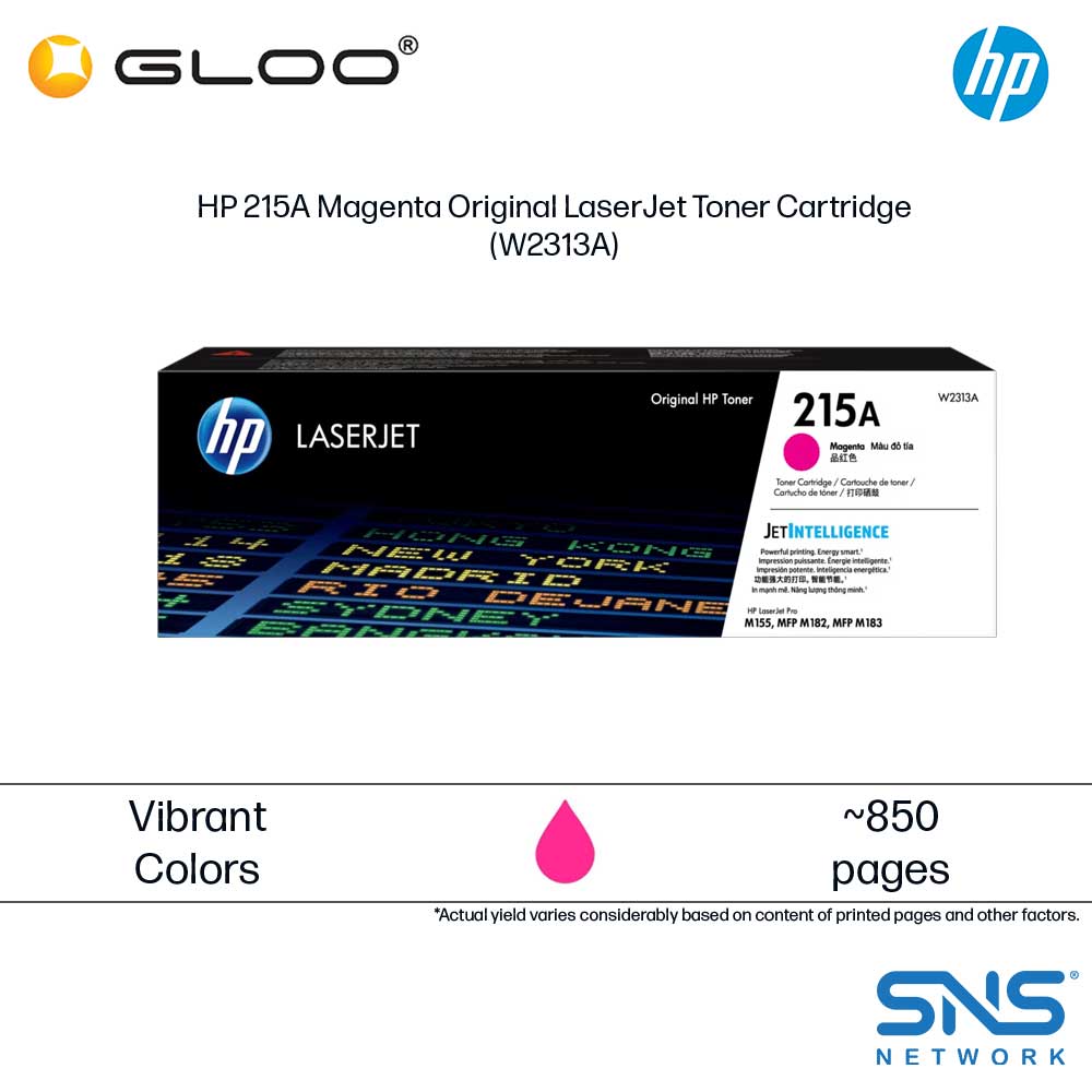 HP 215A Magenta Original LaserJet Toner Cartridge (W2313A)