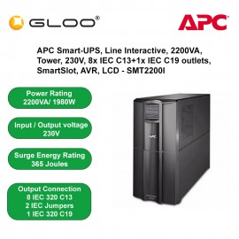 APC Smart-UPS 2200VA LCD 230V SMT2200I - Black