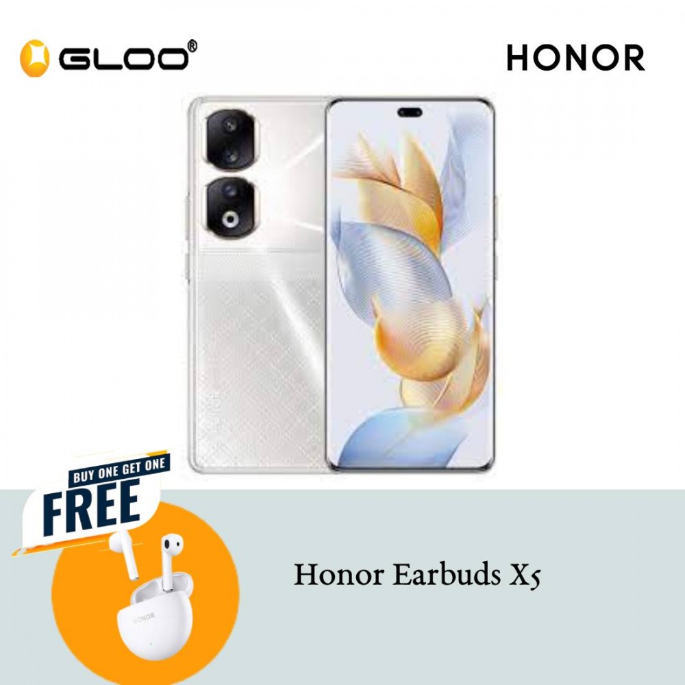 Honor 90 5G 12+512GB Smartphone Diamond Silver [FREE Honor Earbuds X5]