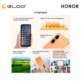 Honor X7E 6+6+ 256GB Orange