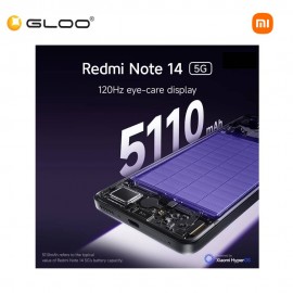 Redmi Note 14 5G 8+256GB - Black