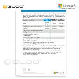 Microsoft 365 Family 2021 15 Months- ESD [Previously Known as Office 365 Home] 6GQ-01403