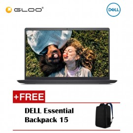 Dell Insp 3511-3585SG Laptop (i5-1135G7,8GB,512GB SSD,Intel Iris Xe,H&S,W10H,15.6"FHD,Black,1Yr) [FREE] Dell Backpack + Pre-installed with Microsoft Office Home and Student