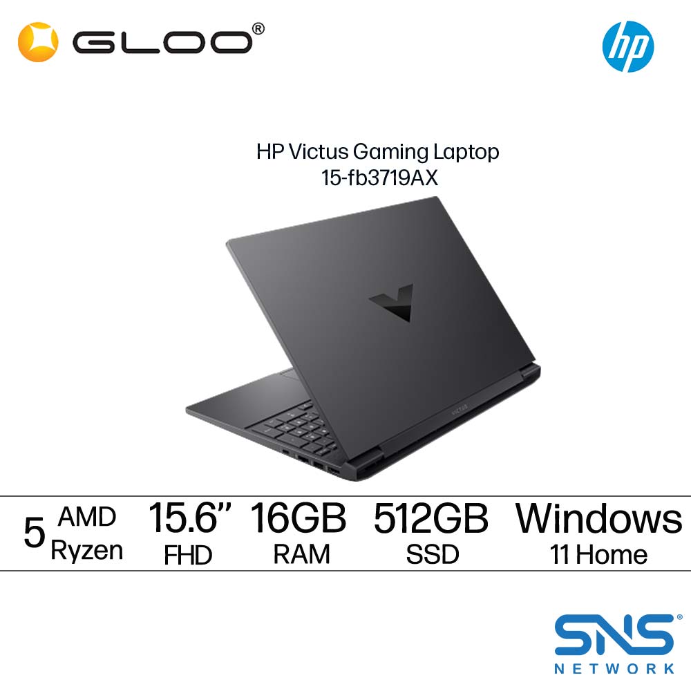 HP Victus Gaming Laptop 15-Fb3719AX (AMD Ryzen™ 5 8645HS | 16GB | 512GB SSD | RTX2050 6GB | Windows 11 Home | Home & Student 2024 |Microsoft Office Home and Student 2024 + 1 Year Office 365 Basic)