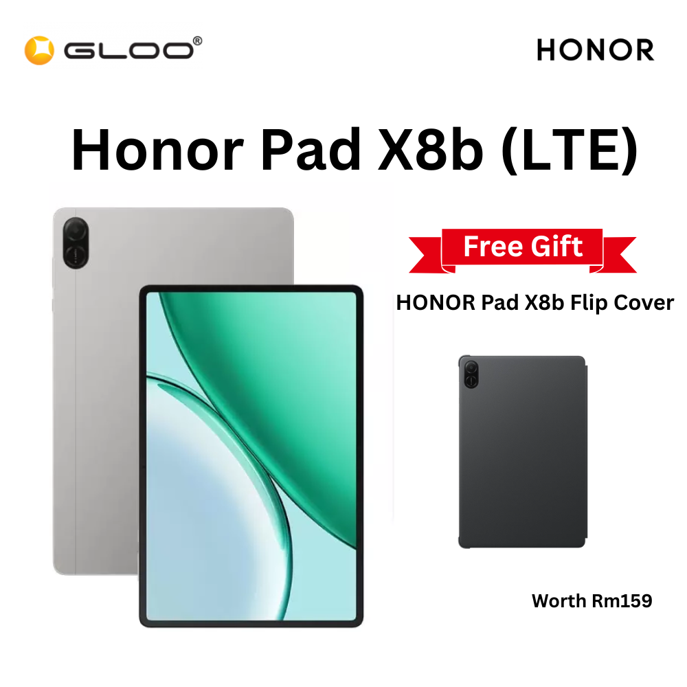 [Free Cover] Honor Pad X8B (6+6)*12GB + 128GB [LTE] - Grey